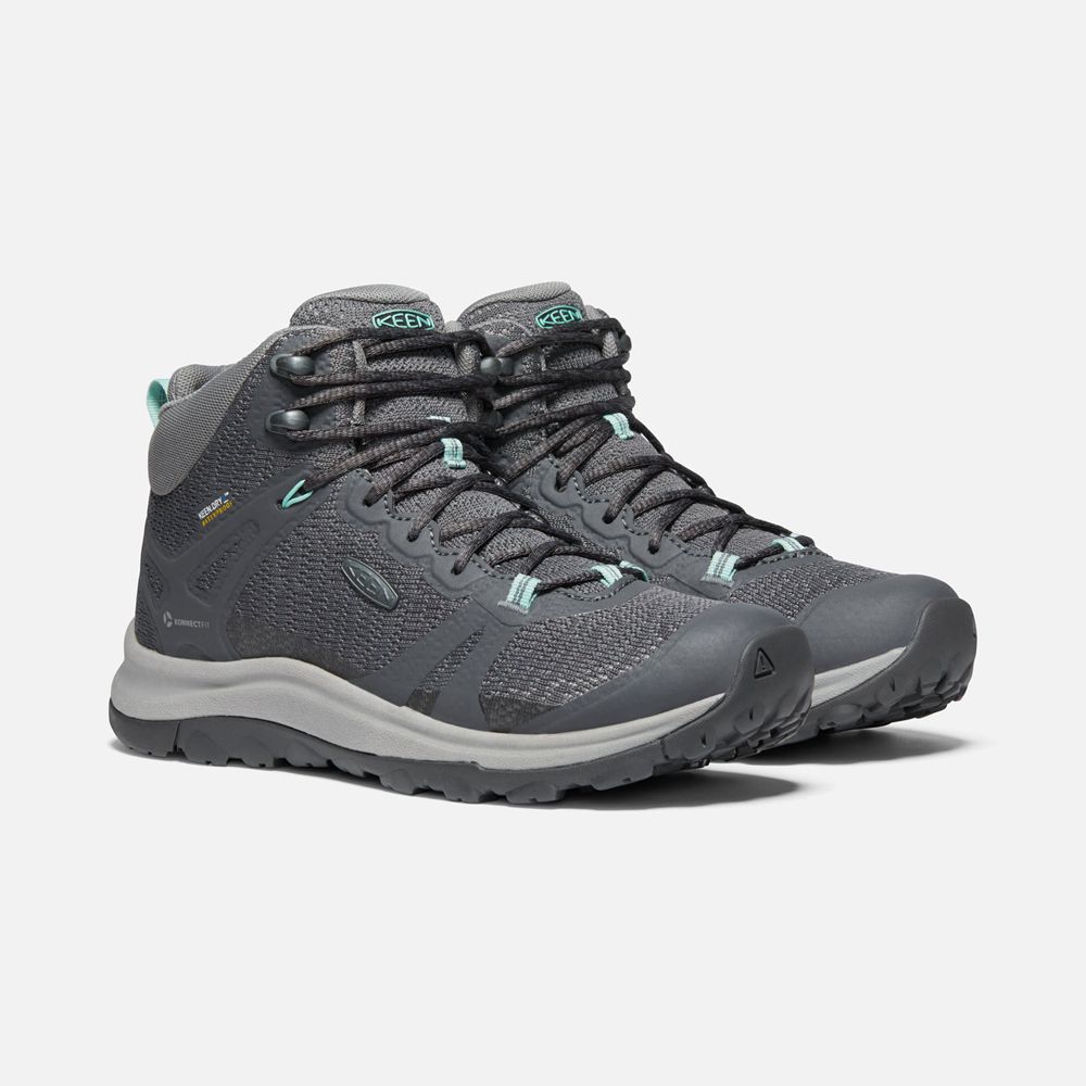 Keen Outdoor Bot Kadın Koyu Gri - Terradora Ii Waterproof - Türkiye EYHJ09125